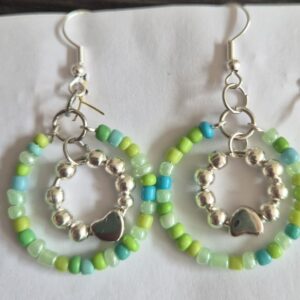 Pendientes kiwi