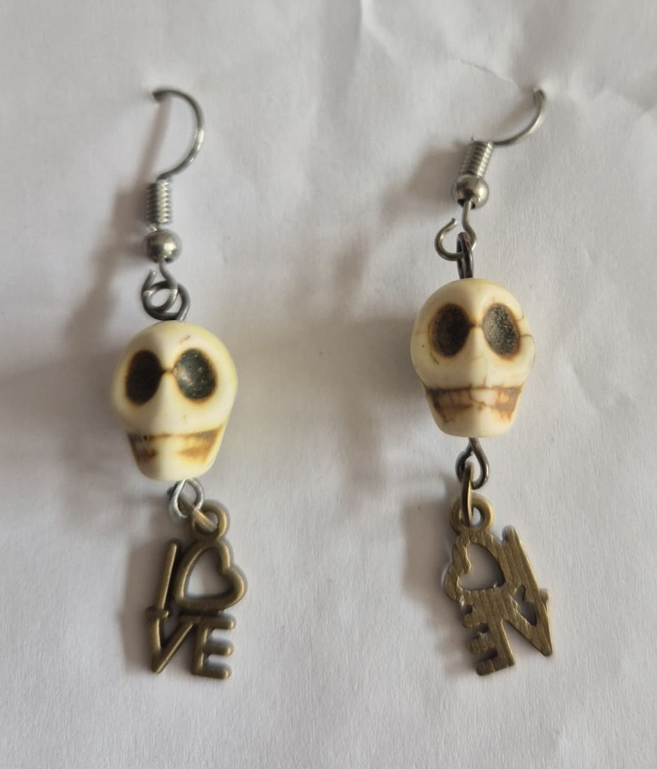 Pendientes calavera