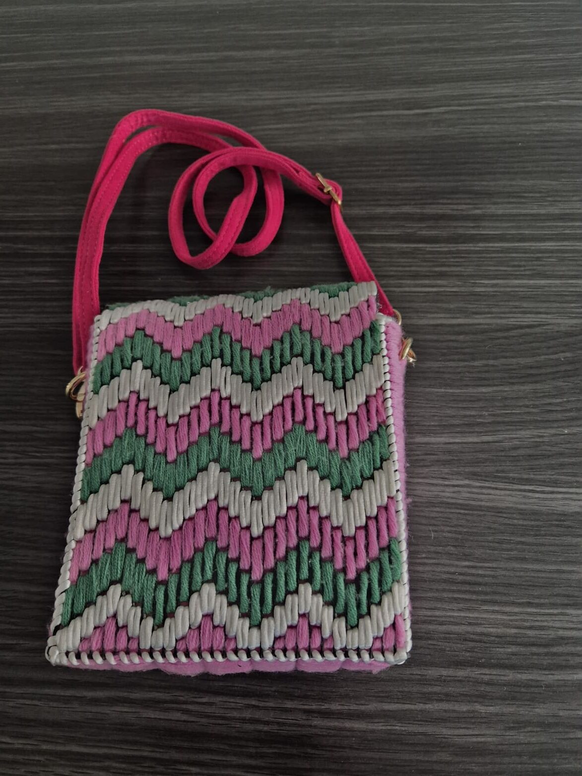 Bolso botón trasera