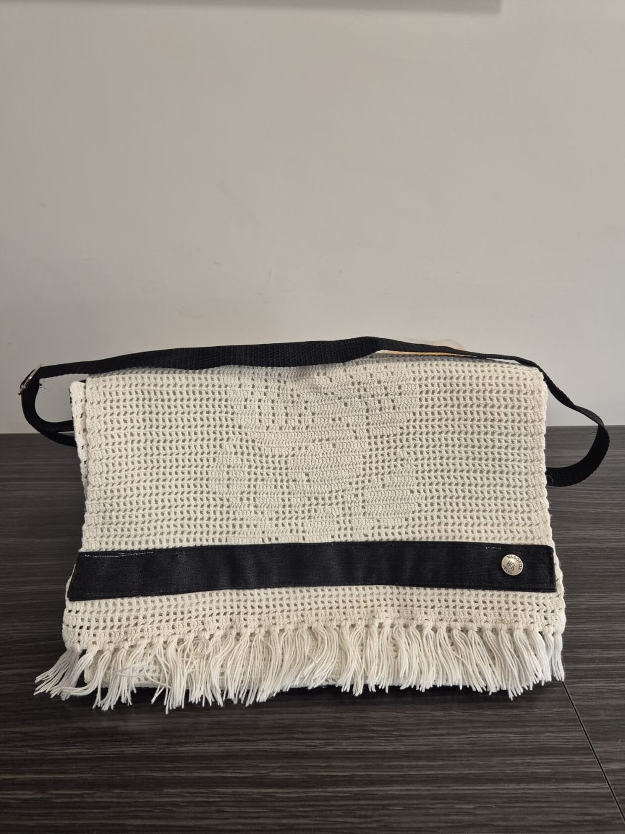 bolso gancho blanco frente