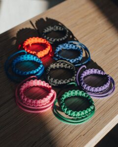 Pulseras macramé