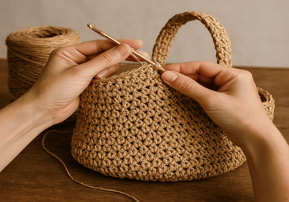 Bolsos de rafia hechos a mano